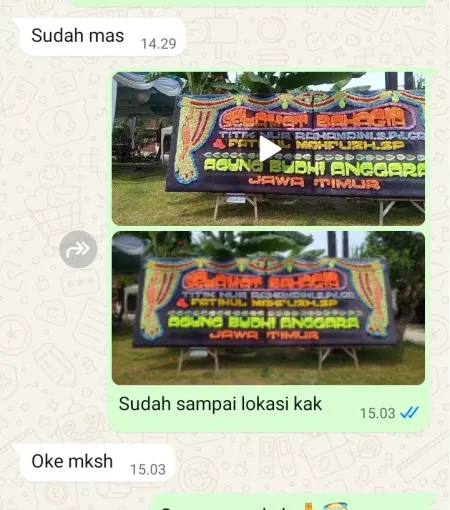 Pengiriman Papan Bunga Kebon Kacang