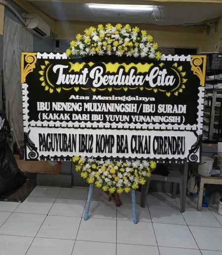 Papan Bunga Duka Kebon Kacang