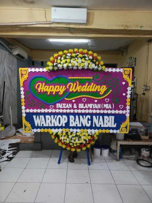 Papan Bunga di Kebon Kacang