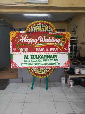 Papan Bunga di Kebon Kacang