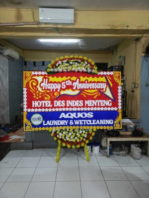 Papan Bunga di Kebon Kacang