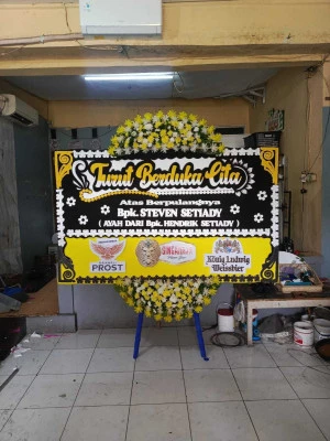 Papan Bunga di Kebon Kacang