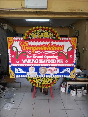 Papan Bunga di Kebon Kacang