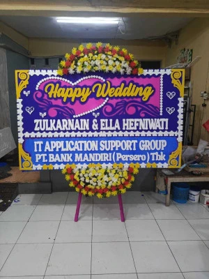 Papan Bunga di Kebon Kacang