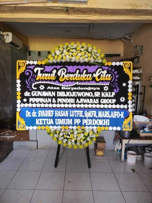 Papan Bunga di Kebon Kacang